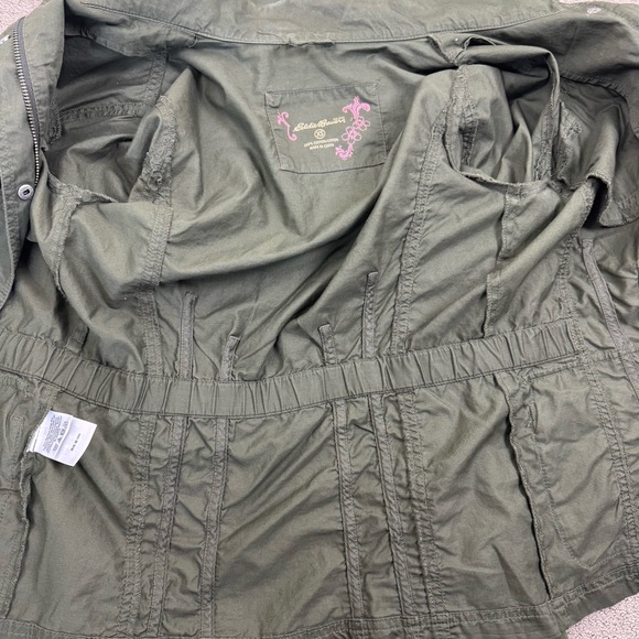 Eddie Bauer Olive Green Military Utility Jacket Women’s Size XS - Picture 9 of 12